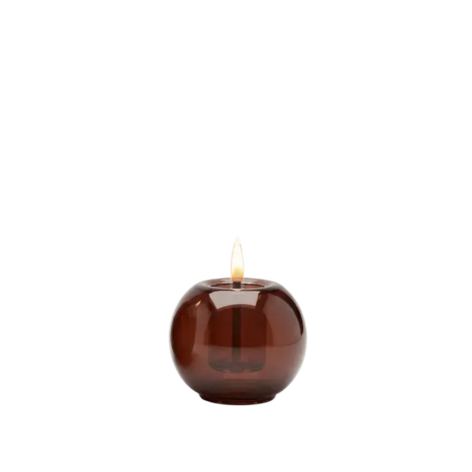 Globus Candle 10 Amber, Tenderflame, tuincentrumoutlet.com