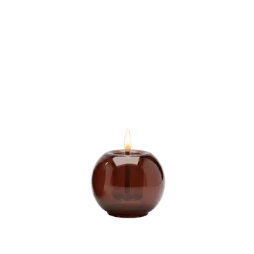 Globus Candle 10 Amber, Tenderflame, tuincentrumoutlet.com