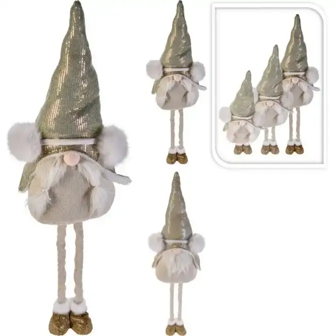 GNOME 51CM 2ASS D GOUD EN WIT