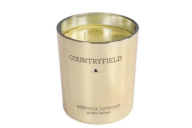 Golden Delight Geurkaars ro M goud, Countryfield, Tuincentrumoutlet