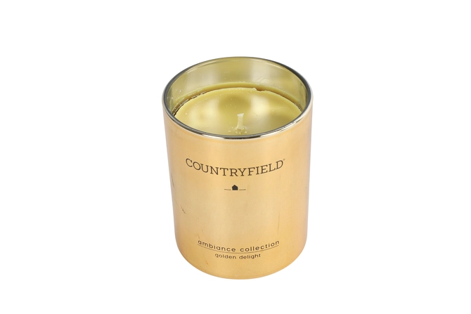 Golden Delight Geurkaars ro S goud, Countryfield, Tuincentrumoutlet