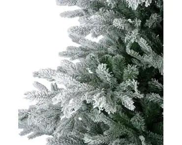 Grandis fir d162h240cm groen/wit details, Everlands, tuincentrumoutlet.com