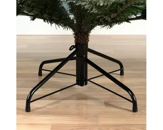 Grandis fir d162h240cm groen/wit detail voet, Everlands, tuincentrumoutlet.com