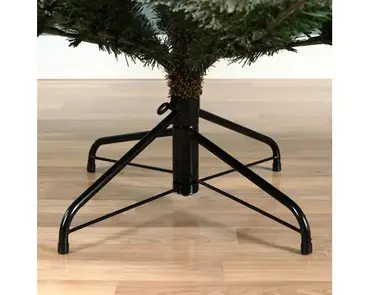 Grandis fir d162h240cm groen/wit detail voet, Everlands, tuincentrumoutlet.com