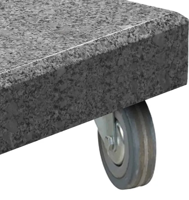 Granieten voet 125 kg met 4 wielen detail, 4 Seasons Outdoor, tuincentrumoutlet