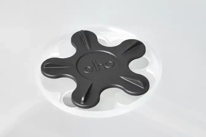 green basics kweekpot vierk. allin1 20cm living black ventilatie schijfje, Elho, tuincentrumoutlet