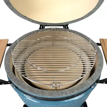 Grill Guru Original Large Petrol Blue - binnenkant - tuincentrumoutlet.com