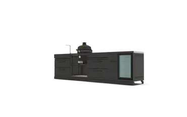 Grllr 4-delige buitenkeuken schuin, GRLLR, tuincentrumoutlet.com