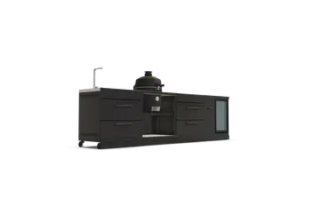 Grllr 4-delige buitenkeuken schuinaanzicht, GRLLR, tuincentrumoutlet.com