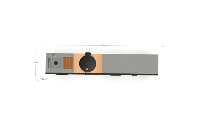 Grllr 4-delige buitenkeuken afmetingen, GRLLR, tuincentrumoutlet.com