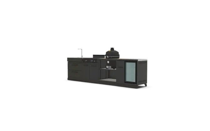 Grllr buitenkeuken 4-delig schuinaanzicht, GRLLR, tuincentrumoutlet.com