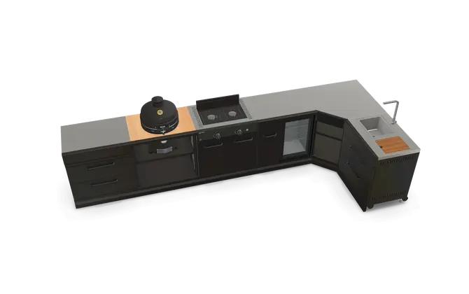 Grllr buitenkeuken 6-delig bovenaf, GRLLR, tuincentrumoutlet.com