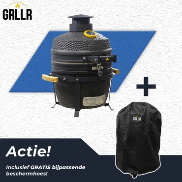 GRLLR Ember Classic 16 Charocal Black Kamado BBQ Mat Zwart - afbeelding 1