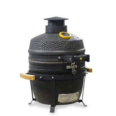 GRLLR Ember Classic 16 inch Charcoal Black with stand schuin, Grllr, tuincentrumoutlet.com