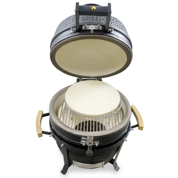 GRLLR Ember Classic 16 inch Charcoal Black with stand bovenaanzicht, Grllr, tuincentrumoutlet.com