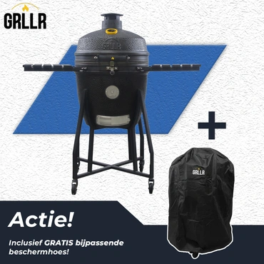 GRLLR Ember Classic 22 Charocal Black Kamado BBQ Mat Zwart - afbeelding 1