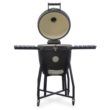GRLLR Ember Classic 22 Inch | Charcoal Black open, GRLLR, Tuincentrum Outlet