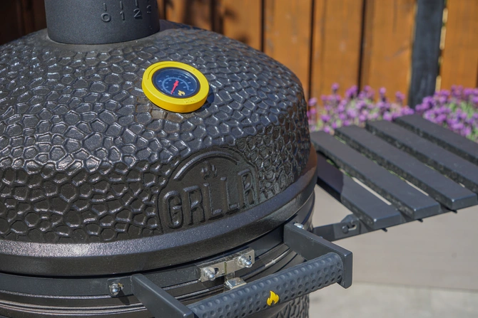 GRLLR Ember PRO 23 Shiny Black Kamado BBQ Glanzend Zwart - afbeelding 6