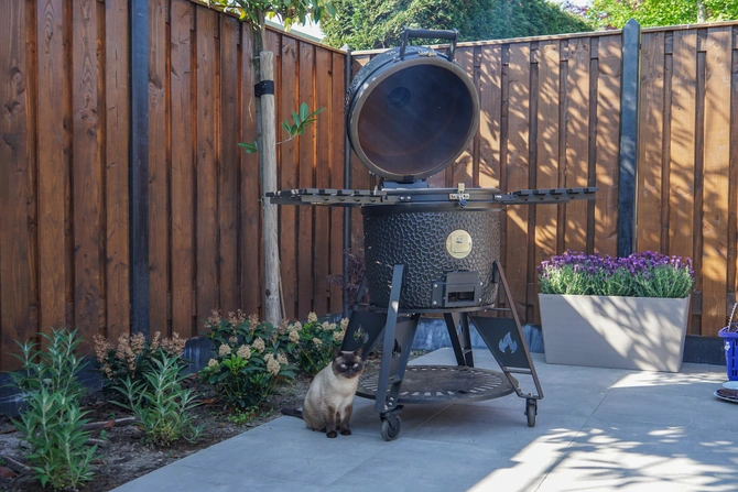 GRLLR Ember PRO 23 Shiny Black Kamado BBQ Glanzend Zwart - afbeelding 9