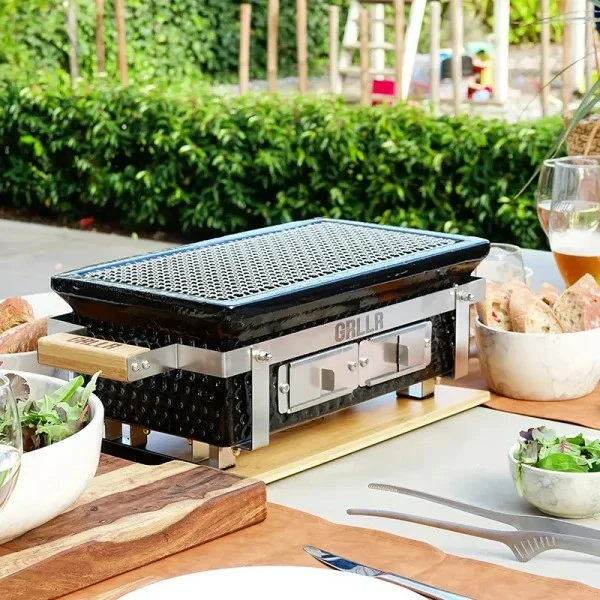 GRLLR Osaka Shichirin | Rectangular Table Barbecue | Black sfeerbeeld, GRLLR, tuincentrumoutlet.com