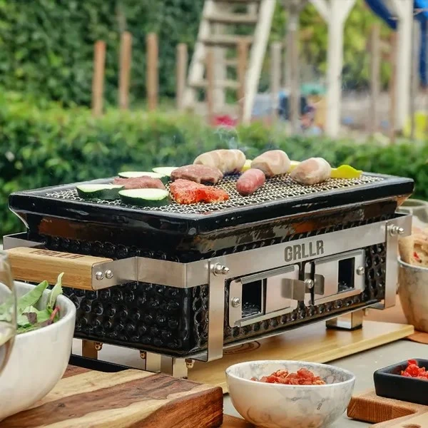 GRLLR Osaka Shichirin | Rectangular Table Barbecue | Black sfeer, GRLLR, tuincentrumoutlet.com