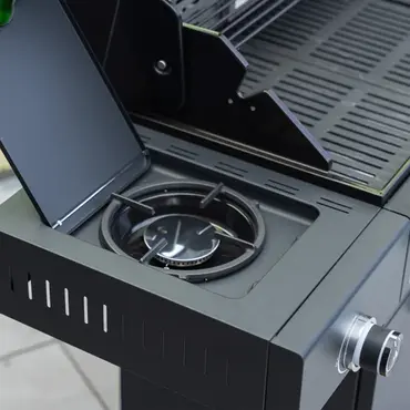GRLLR Prime G3S 3 Burner Gas Barbecue with Side Burner detail, Grllr, tuincentrumoutlet.com