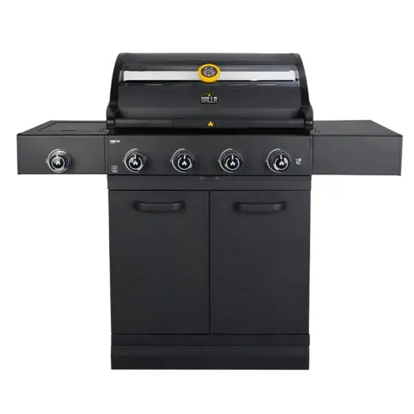 GRLLR Prime G4S 4 Burner Gas Barbecue with Side Burner, Grllr, tuincentrumoutlet.com