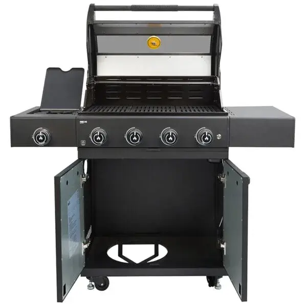 GRLLR Prime G4S 4 Burner Gas Barbecue with Side Burner open, Grllr, tuincentrumoutlet.com