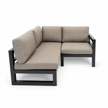 Grosso 2-zits bank L + hoek beige, Vita, Tuincentrumoutlet.com