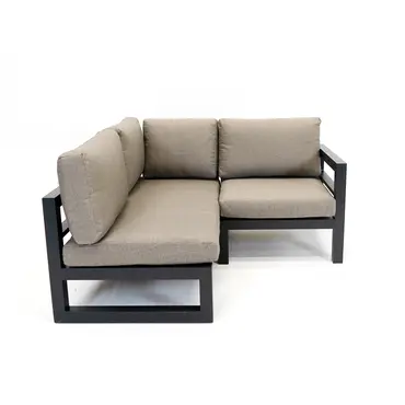 Grosso 2-zits bank L + hoek beige, Vita, Tuincentrumoutlet.com