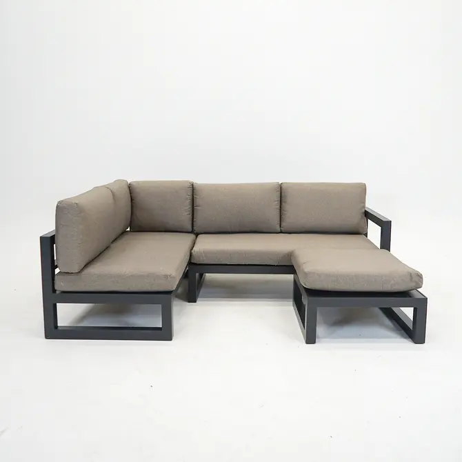 Grosso hoekbank 3 delig L beige, Vita, Tuincentrumoutlet.com