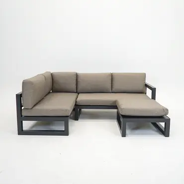 Grosso hoekbank 3 delig L beige, Vita, Tuincentrumoutlet.com