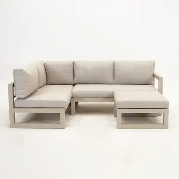 Grosso hoekbank 3 delig L beige, Vita, Tuincentrumoutlet.com