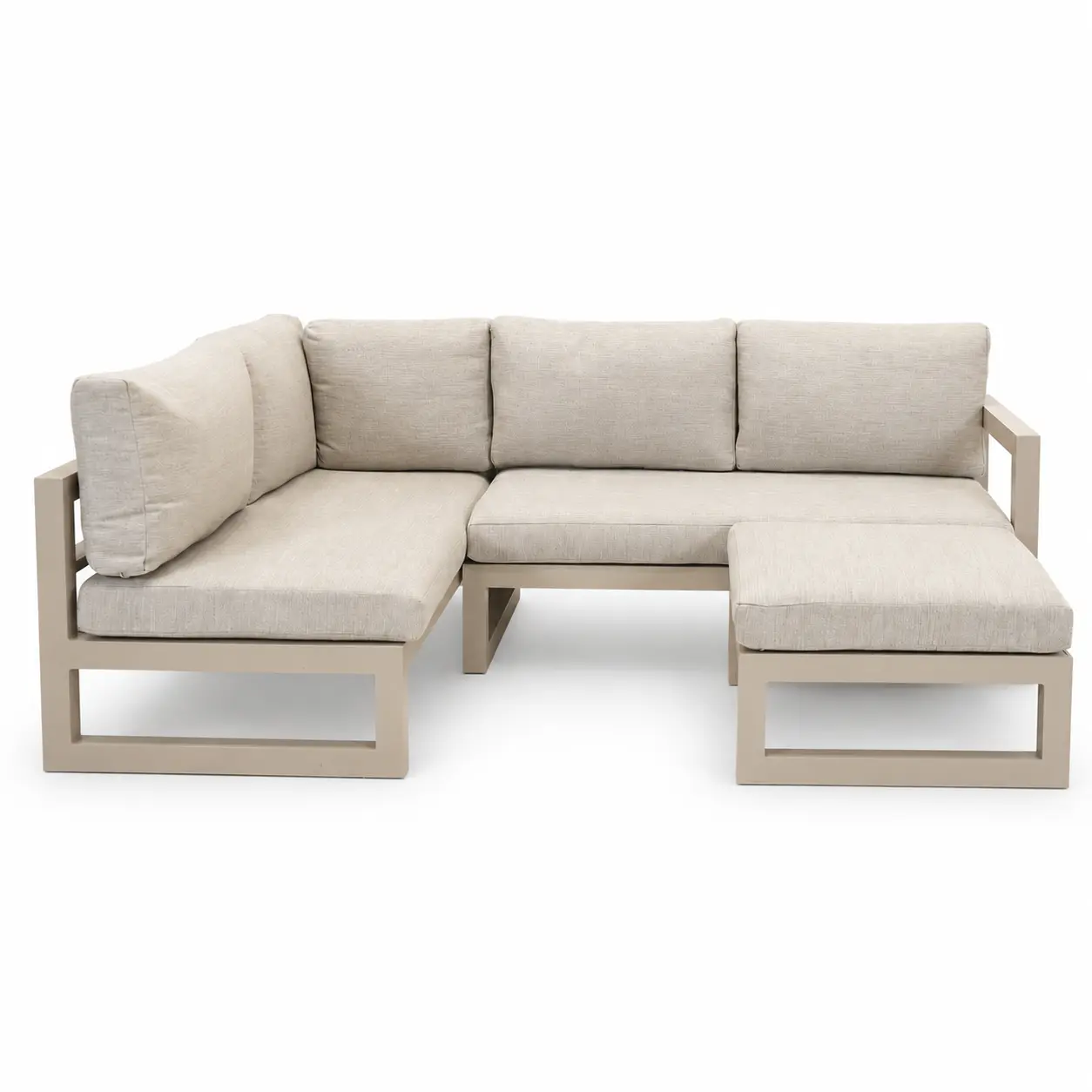 Grosso hoekbank 3 delig links beige