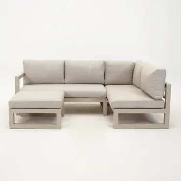 Grosso hoekbank 3 delig R beige, Vita, Tuincentrumoutlet.com