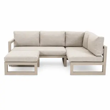Grosso hoekbank 3 delig L beige, Vita, Tuincentrumoutlet.com