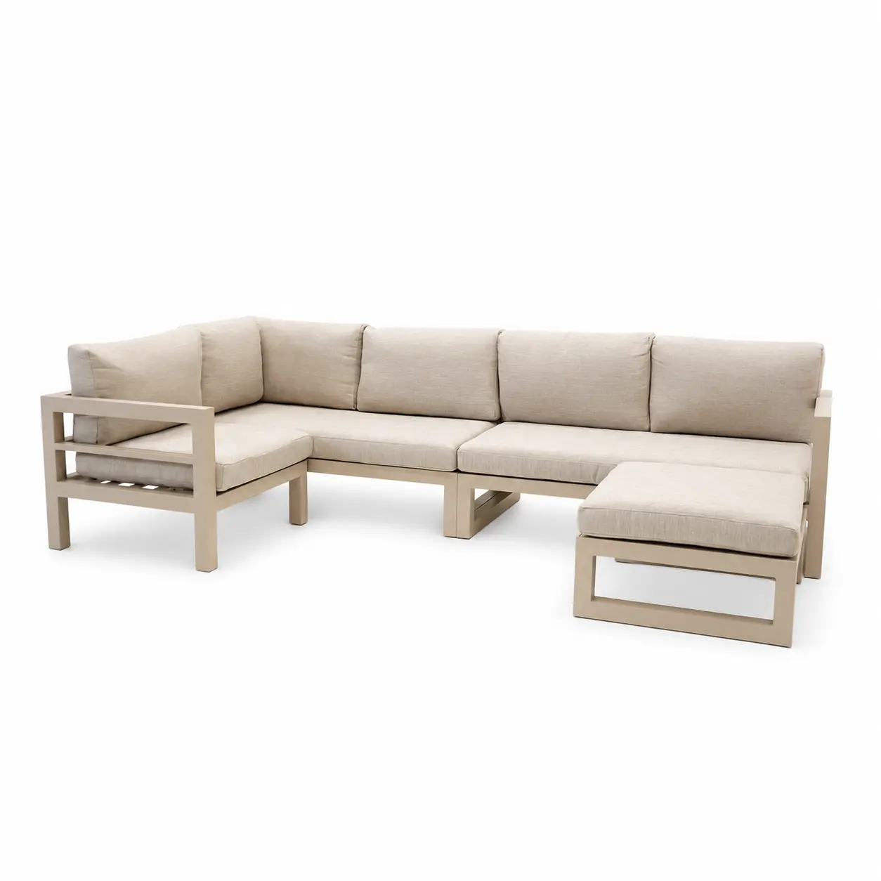 Grosso hoekbank 4 delig beige