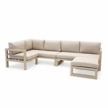 Grosso hoekbank 4 delig beige, Vita, Tuincentrumoutlet.com