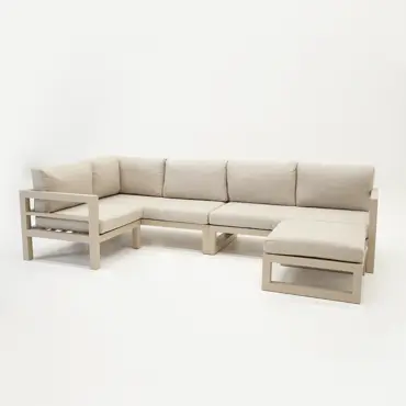 Grosso hoekbank 4 delig beige, Vita, Tuincentrumoutlet.com