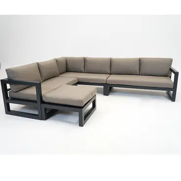 Grosso hoekbank 4 delig groot R beige, Vita, Tuincentrumoutlet.com