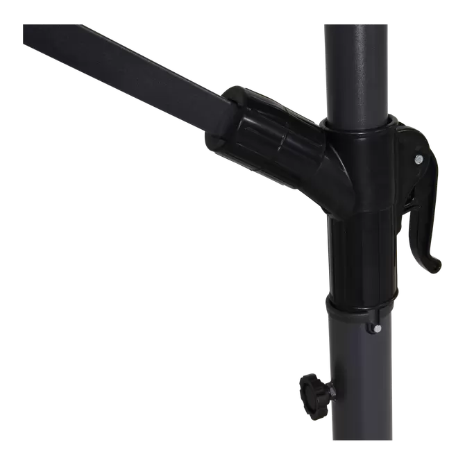 Zweefparasol Libra grijs 2,5x2,5mtr, Lesli Living, Tuincentrumoulet