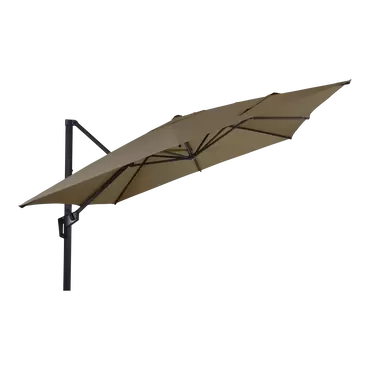 Zweefparasol Libra taupe 2,5x2,5mtr, Lesli Living, Tuincentrumoutlet