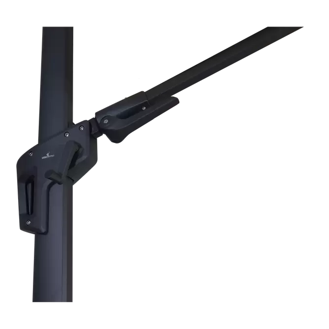 Zweefparasol VirgoFlex grijs Ø3,5mtr, Lesli Living, Tuincentrumoutlet.com