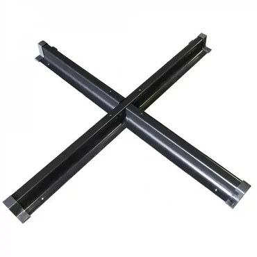 Grote Zweefparasol VirgoFlex Antraciet 3x3m met Kruisvoet en Parasolvoettegels - Parasolvoet, Lesli Living, Tuincentrum Outlet