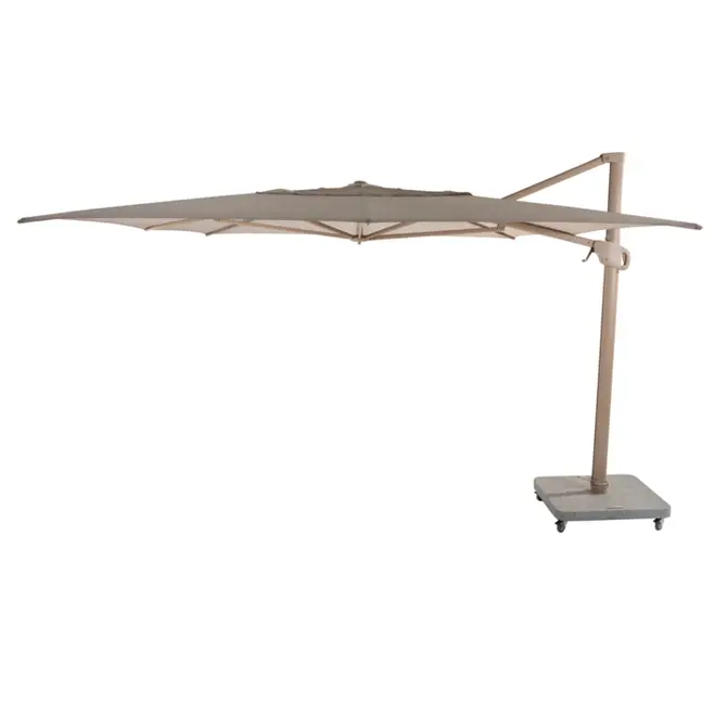Hacienda 300 x 400 cm Zand met Latte frame, 4 Seasons Outdoor, tuincentrumoutlet.com