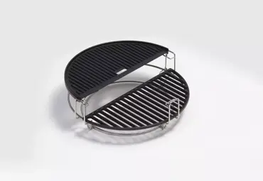 Half Moon Cast Iron Cooking Grate - Classic Joe ®, Kamado Joe, www.bbqkopen.nl