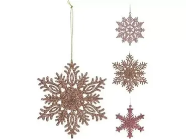 HANGDECO SNEEUWVLOK 10CM 9ASS, Koopman, tuincentrumoutlet