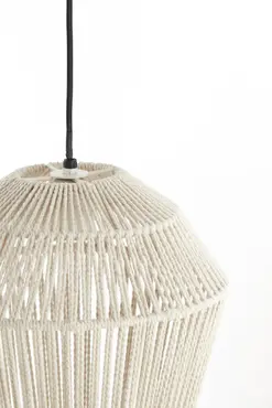 Hanglamp deya metaal d30h37cm wit detailbeeld, Light & Living, tuincentrumoutlet.com