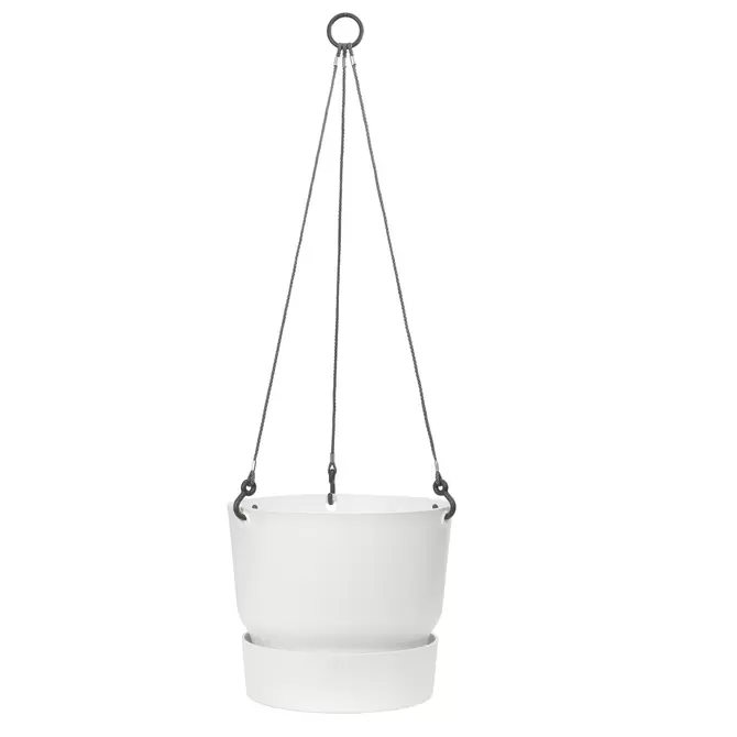 Hangschaal greenville d24cm wit - tuincentrumoutlet