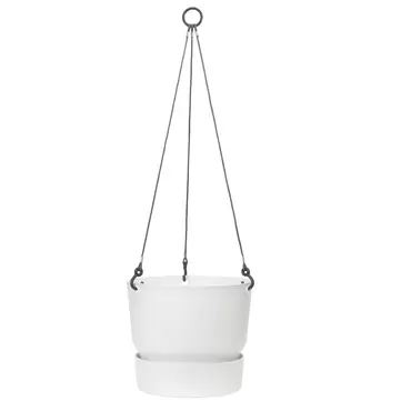 Hangschaal greenville d24cm wit - tuincentrumoutlet